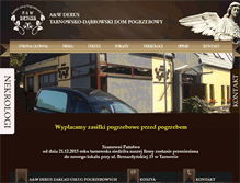 Tablet Screenshot of pogrzebowe.com.pl